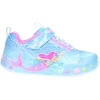 Sneaker Skechers Sirenetta Lights da bambina azzurra