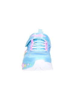 Sneaker Skechers Sirenetta Lights da bambina azzurra