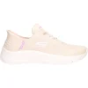Sneaker Skechers Slip-Ins Go Walk da donna avorio