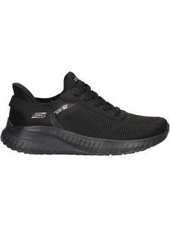 Sneaker Skechers Slip-Ins Bobs Vegan da donna nera