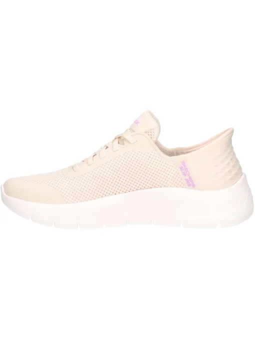 Sneaker Skechers Slip-Ins Go Walk da donna avorio