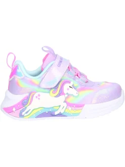 Sneaker Skechers Unicorno primi passi bambina multicolor
