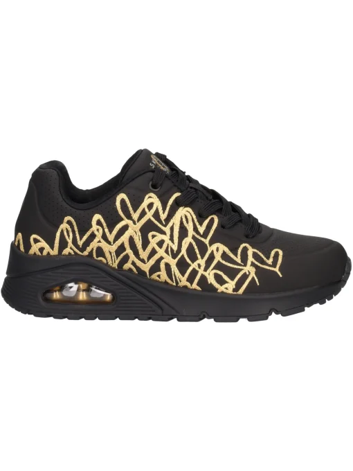 Sneaker Skechers Uno Air-Cooled da donna nera
