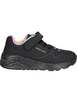 Sneaker Skechers Uno da bambina nera