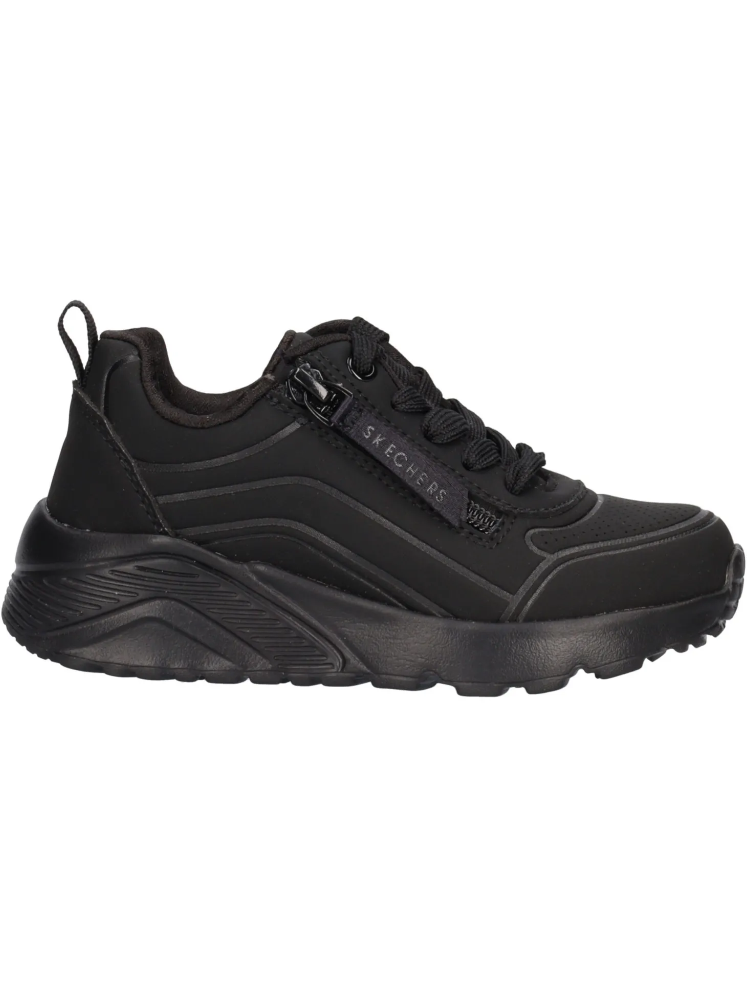 Sneaker Skechers Uno da bambino/a nera