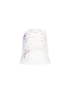 Sneaker Skechers Uno da bambina bianca