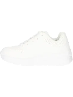Sneaker Skechers Uno da bambina bianca