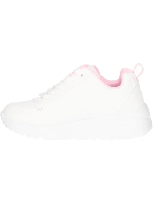 Sneaker Skechers Uno da bambina bianca