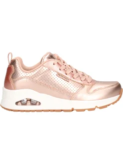 Sneaker Skechers Uno da donna rame metal