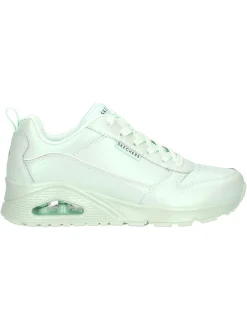 Sneaker Skechers Uno da donna verde metal