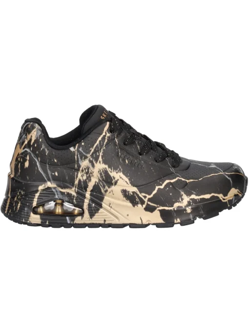 Sneaker Skechers Uno da donna nera