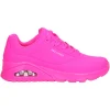 Sneaker Skechers Uno da donna fucsia fluo