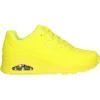 Sneaker Skechers Uno da donna gialla fluo