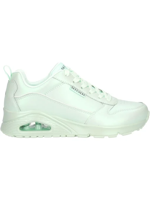 Sneaker Skechers Uno da donna verde metal