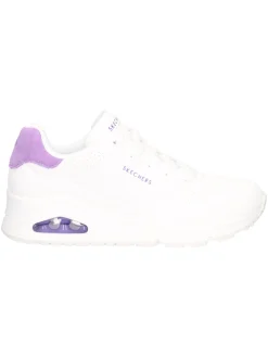 Sneaker Skechers Uno da donna bianca