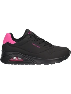 Sneaker Skechers Uno da donna nera