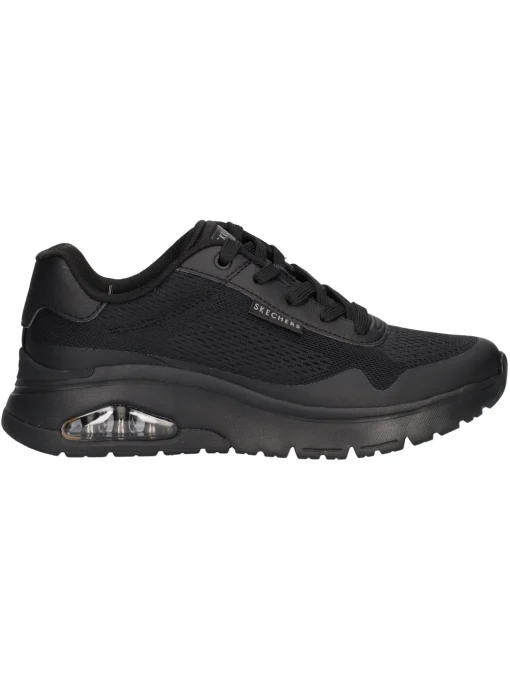 Sneaker Skechers Uno da donna nera