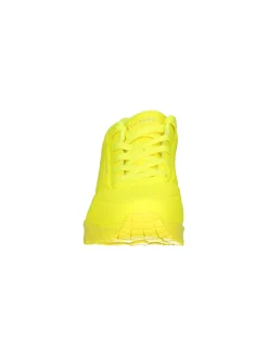 Sneaker Skechers Uno da donna gialla fluo