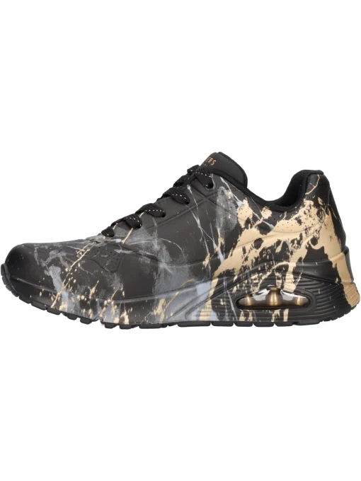 Sneaker Skechers Uno da donna nera