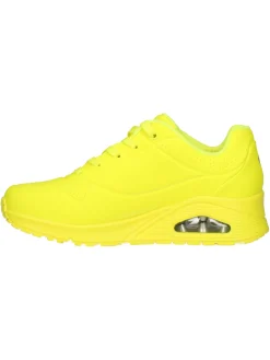 Sneaker Skechers Uno da donna gialla fluo