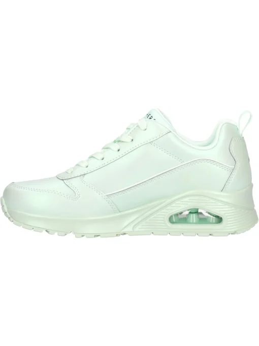 Sneaker Skechers Uno da donna verde metal