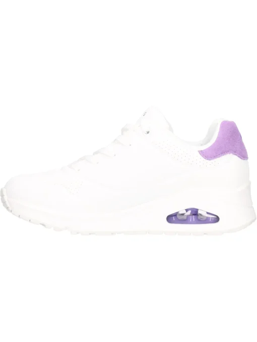 Sneaker Skechers Uno da donna bianca