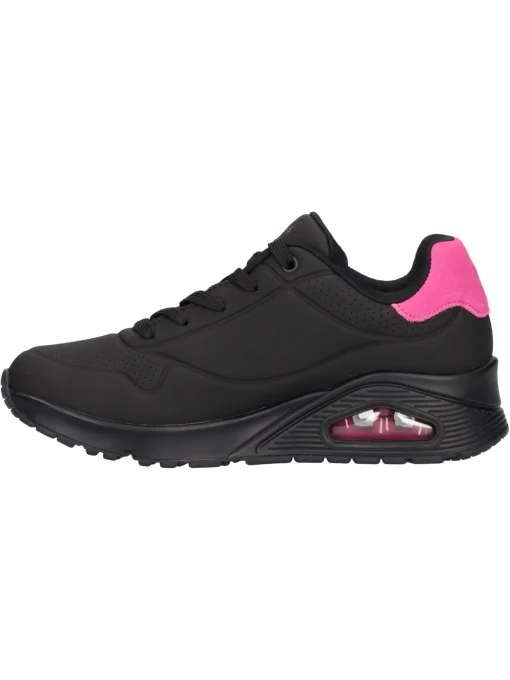Sneaker Skechers Uno da donna nera
