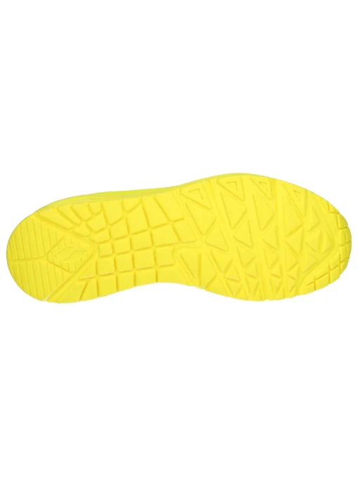 Sneaker Skechers Uno da donna gialla fluo