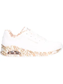 Sneaker Skechers Uno Love da donna bianca