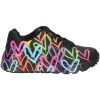 Sneaker Skechers Uno Love da bambina nera