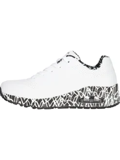 Sneaker Skechers Uno Love da donna bianca