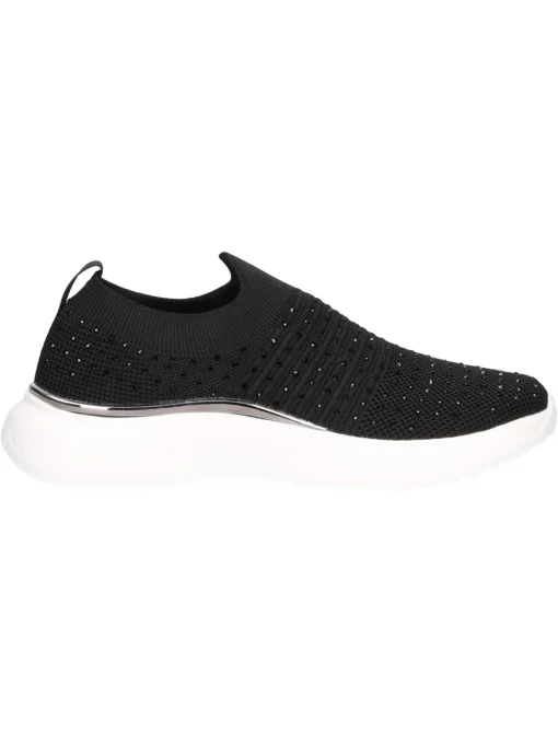 Sneaker slip on Lumberjack Keira da donna nera