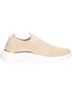 Sneaker slip on Lumberjack Keira da donna beige