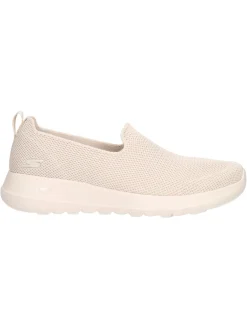 Sneaker slip on Skechers Go Walk da donna beige