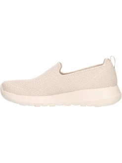 Sneaker slip on Skechers Go Walk da donna beige