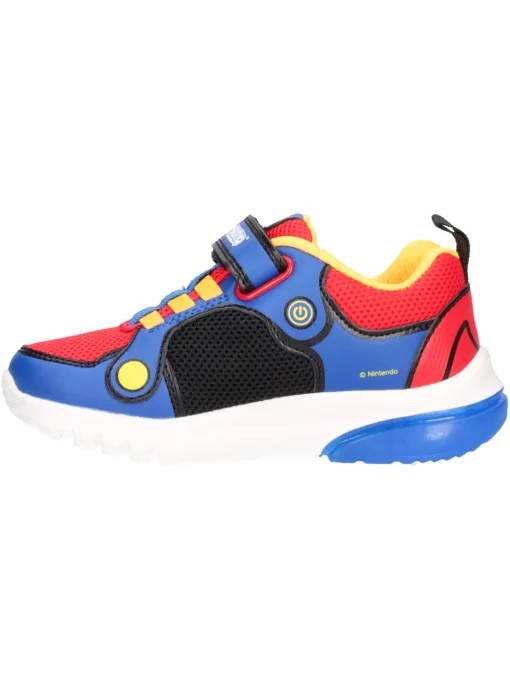 Sneaker Super Mario by Geox da bambino blu e rossa