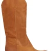 Stivale con tacco basso Liviana da donna cuoio