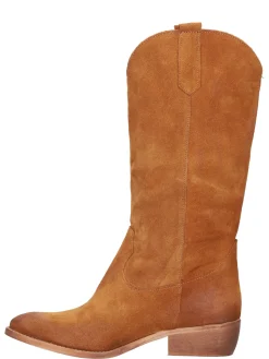 Stivale con tacco basso Liviana da donna cuoio