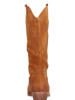 Stivale con tacco basso Liviana da donna cuoio