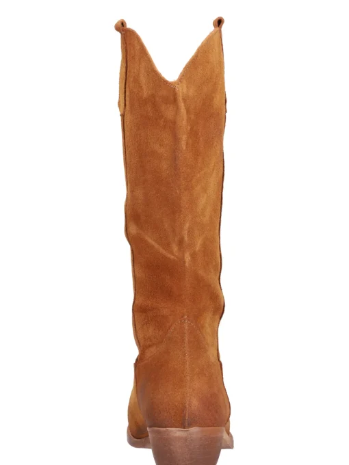 Stivale con tacco basso Liviana da donna cuoio