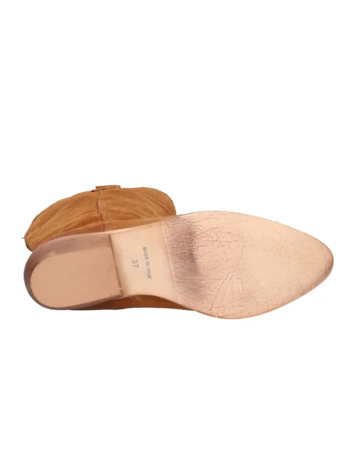 Stivale con tacco basso Liviana da donna cuoio