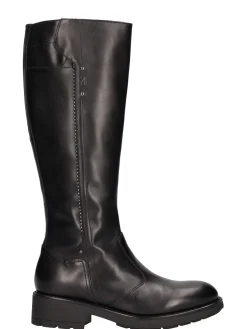Stivale con tacco basso Nero Giardini da donna nero