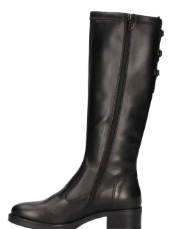 Stivale con tacco basso Nero Giardini da donna nero