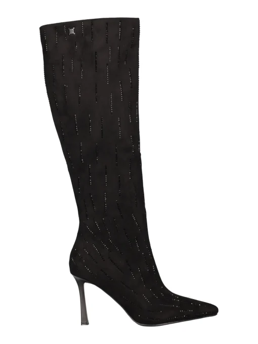 Stivale con tacco fino Laura Biagiotti da donna nero