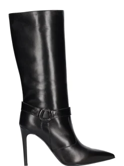Stivale con tacco fino Nero Giardini da donna nero