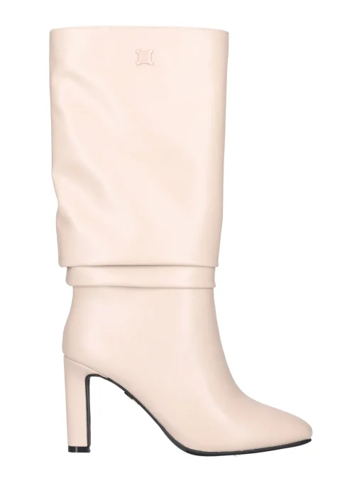 Stivale con tacco largo Laura Biagiotti da donna beige