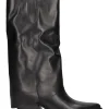 Stivale con tacco largo Liviana da donna nero