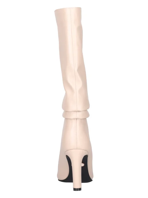 Stivale con tacco largo Laura Biagiotti da donna beige