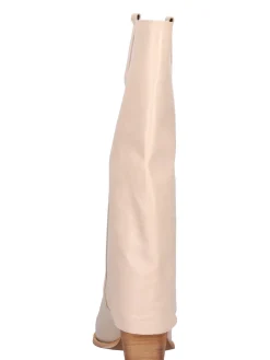 Stivale con tacco largo Liviana da donna beige