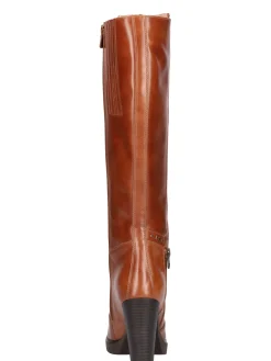 Stivale con tacco largo Nero Giardini da donna cuoio